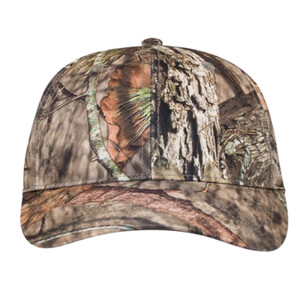 Structured Camo Hook-And-Loop Adjustable Cap