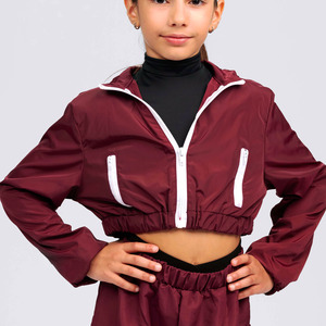 Girls Zip-Up Hooded Windbreaker